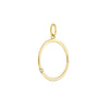 Open Circle Pendant with 1pt Diamond