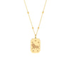 Leo Engraved Pendant