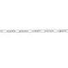Sterling Silver 1.5mm Figaro Chain with Lobster Lock