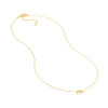 Mini Teardrop Dangle Trio and Bead Necklace