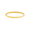 Square Etched Bangle Double Sided