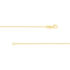 1.30mm Paper Clip Chain with Pear Shape Lobster Lock