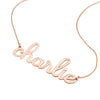 7mm Doodle Nameplate Necklace
