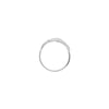 Plated Sterling Silver CZ Infinity Ring