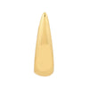 Graduated Oval Puff Mini Hoop Earrings