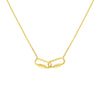 Petite Carabiner Links Necklace