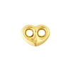 Heart Puff Mariner Stud Earrings