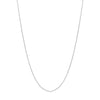 0.8mm Sterling Box Chain w/Slider Bead