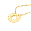 So You Cutout Star Mini Disc Adjustable Necklace