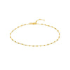 2.50mm Disco Bead Cable Chain Anklet
