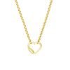 Faux Carabiner Heart on Rolo Necklace