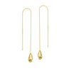 Mini Teardrop Threader Earrings