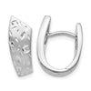 Sterling Silver RH-plated Radiant Essence D/C Earrings