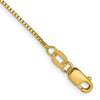 14K .7mm Box with Lobster Clasp Chain