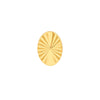 Radiant Oval Stud Earrings