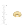 1/20tcw Diamond Small Shrimp Ring