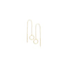Open Disc Threader Earrings