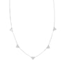 Mini Inverted Triangles Adjustable Necklace