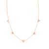 Mini Inverted Triangles Adjustable Necklace