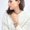 18mm Sterling Silver Tubogas Open Bangle