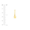 Mini Star Drop Earrings on Fish Hooks