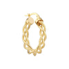 Open Braided Hoop Earrings