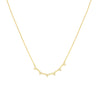 1/5tcw Diamond Trinity Stations Necklace