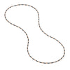 D/c Pink Ov.Bead And Black Rnd Bead Neck