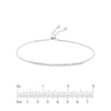 Diamond-Cut Beaded Bolo Bracelet