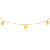 Disc Dangle Adjustable Anklet