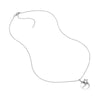 Sterling Silver Believe Disk-Star Necklace