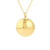 Polished Bombe Circle Necklace