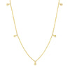 Diamond Bezel Drops Necklace