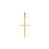 Polished Cross Pendant with Rounded Edges