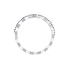 Sapphire Stones Zig Zag Ring