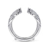 14K White Gold Diamond Ring Enhancer