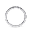 14K White Gold Matching Wedding Band