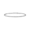 1/3tcw Alternating Diamond and Square Link Flex Bracelet