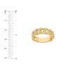 3/4tcw Round Stone Ring