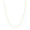 1.15mm Square Wheat Chain with Slider Bead