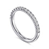 14K White Gold Diamond Matching Wedding Band