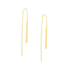 Staple Bar Wire Threader Earrings