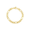 7.2mm Light Concave Figaro Chain Pear Shape Lock EndCap