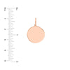 Organic Disk Engravable Charm