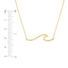 Polished Wave Necklace