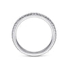 14K White Gold Matching Wedding Band