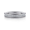Platinum Channel Set Diamond Anniversary Band