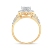 14K YG 2.05ct Diamond Bridal Ring