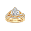 14K YG 0.50ct Diamond Bridal Ring