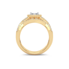 14K YG 0.50ct Diamond Bridal Ring